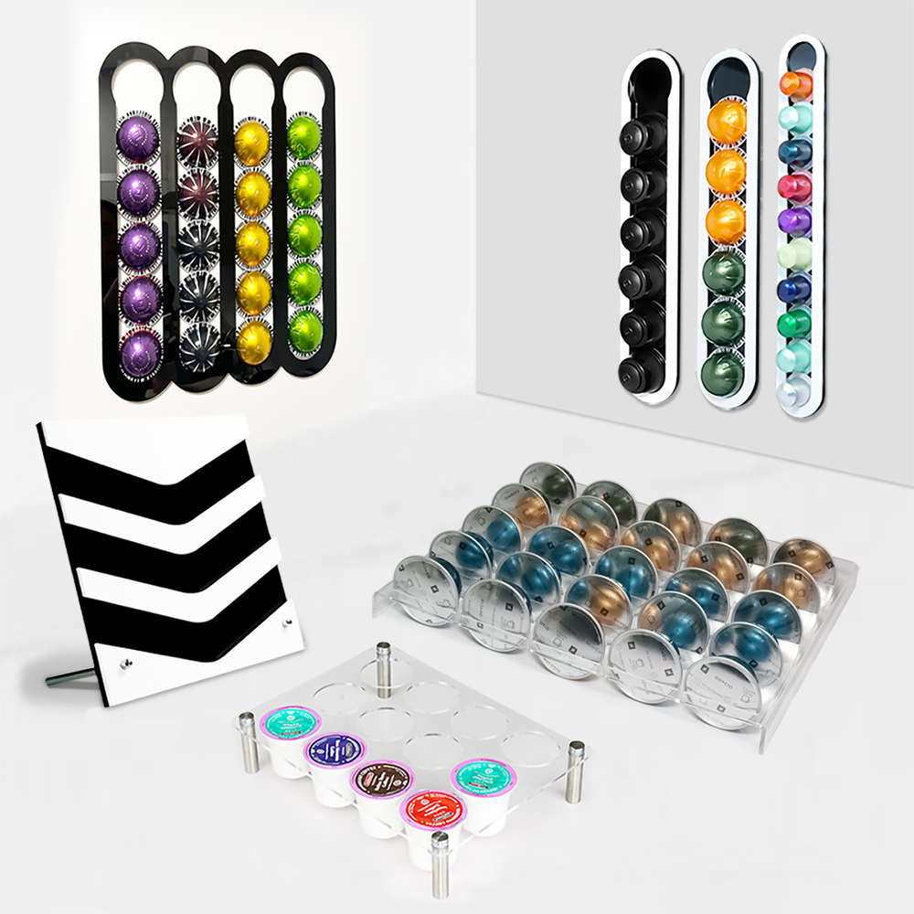 Drawer Organizer Tray - Nespresso/Vertuoline/Dolce Gusto/K-Cup 커피 포드와 호환되는 멀티