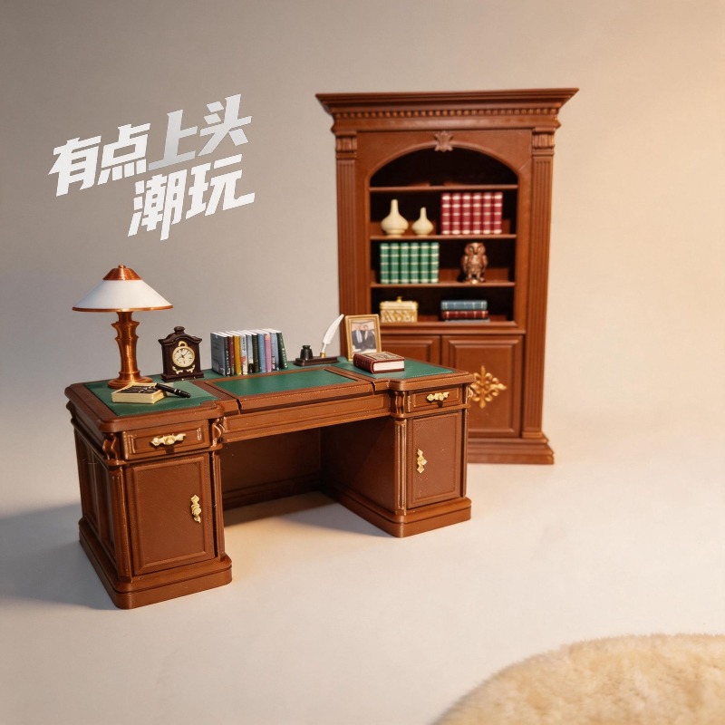Office Furniture Solutions - 오리지널 1/12 미니어처 빈티지 아메리칸 스타일