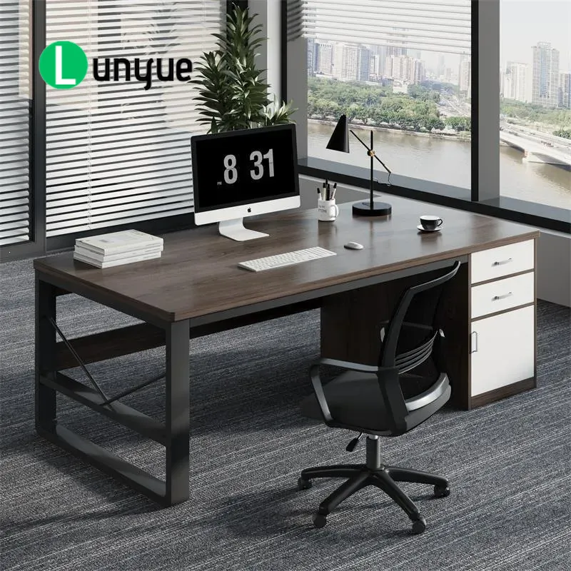 의자와 서랍이 있는 사무용 책상, 가정 직원 및 관리자 - Office Furniture Solutions 리뷰 및 가격