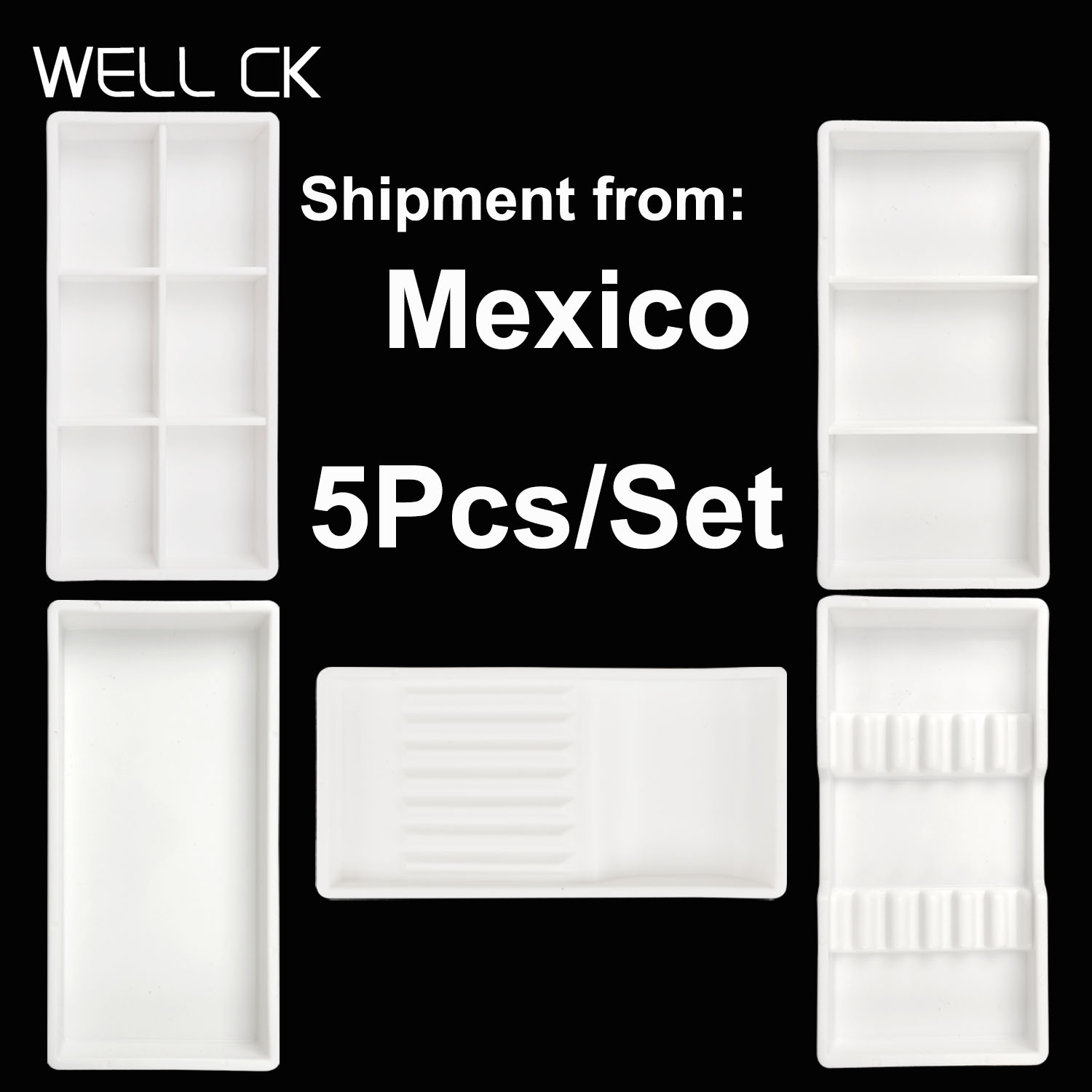 5개/세트 오토클레이브 가능 트레이 플라스틱 서랍 정리 - Drawer Organizer Tray 리뷰 및 가격