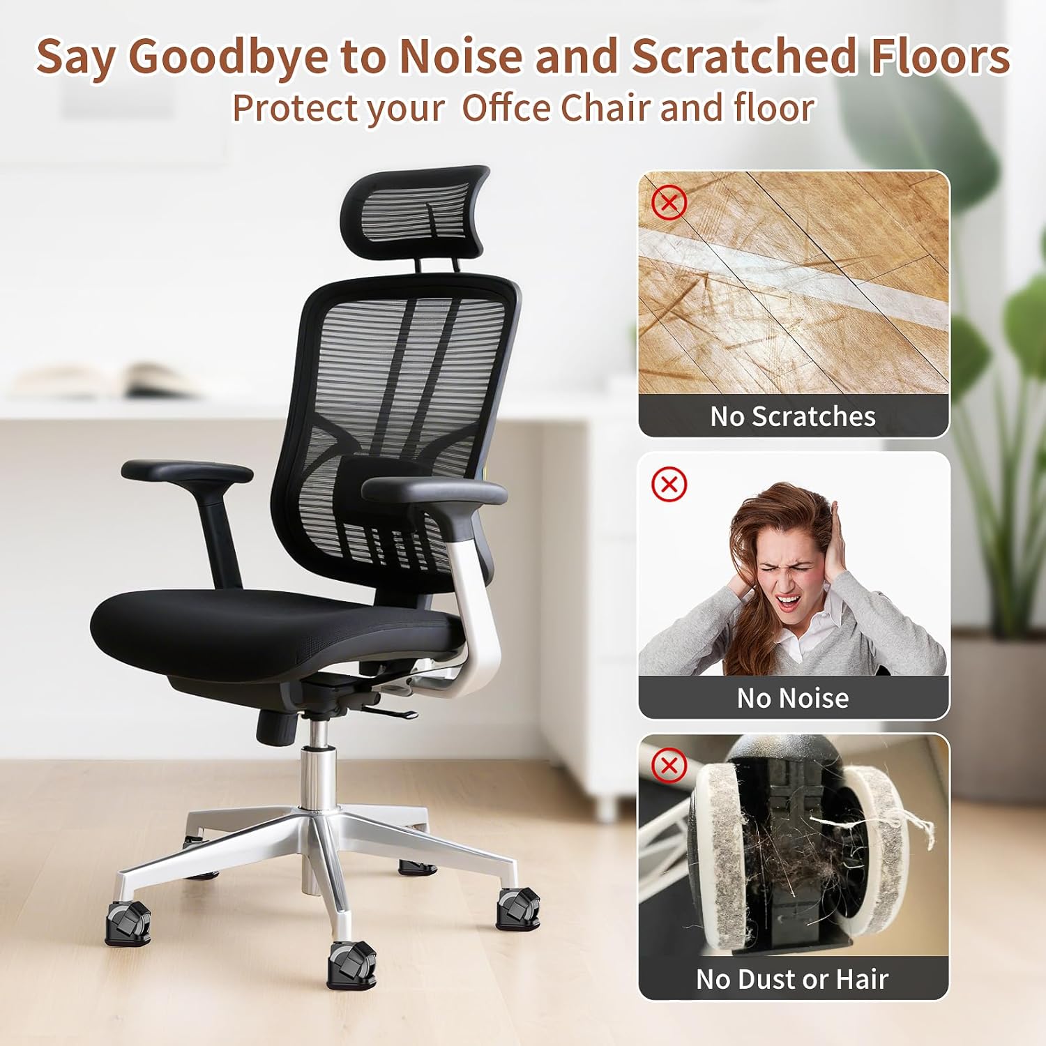 5PCS 의자 다리 보호대 사무실 의자 휠 컵 가구 휠 - Office Furniture Equipment 리뷰 및 가격