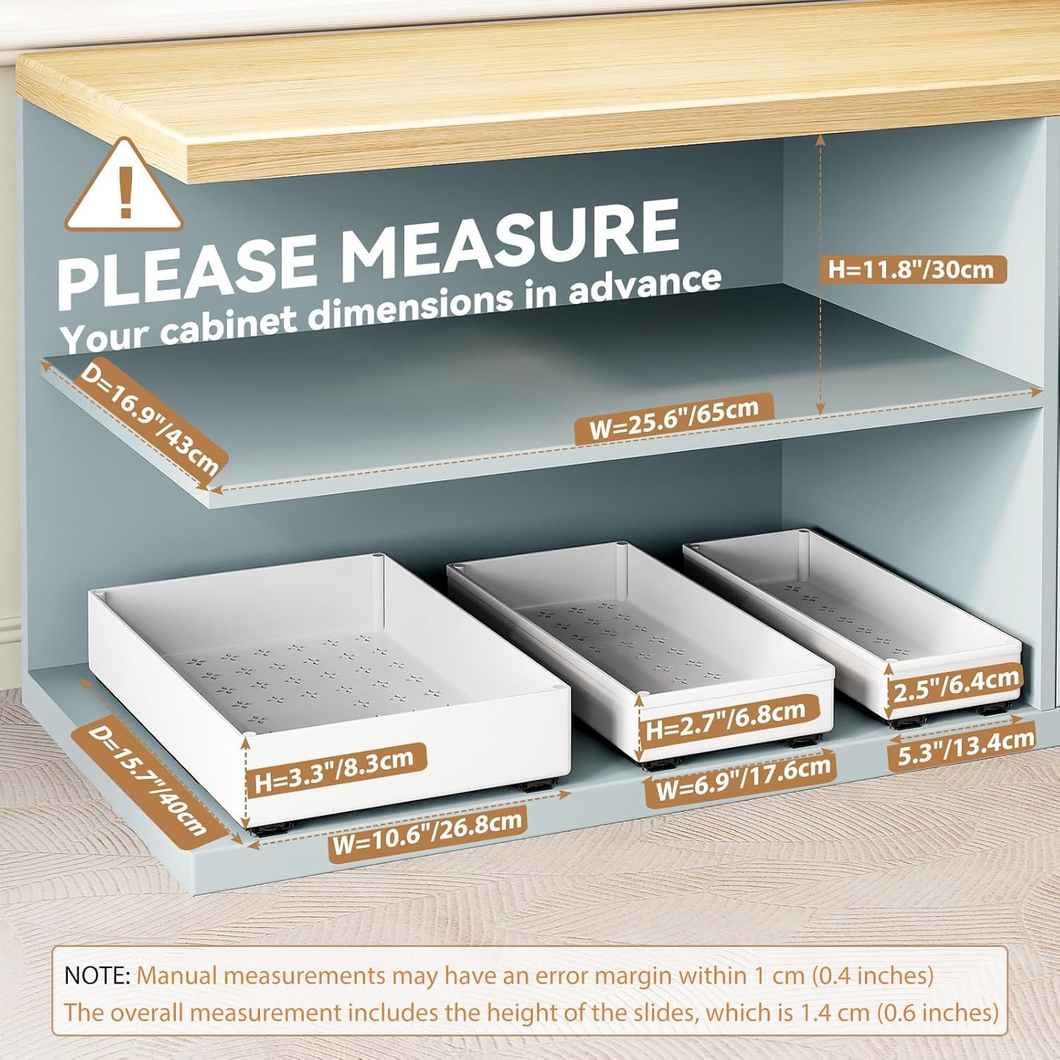 1-2개 주방 정리함 슬라이드 레일이 있는 서랍형 수납 - Drawer Organizer Tray 리뷰 및 가격