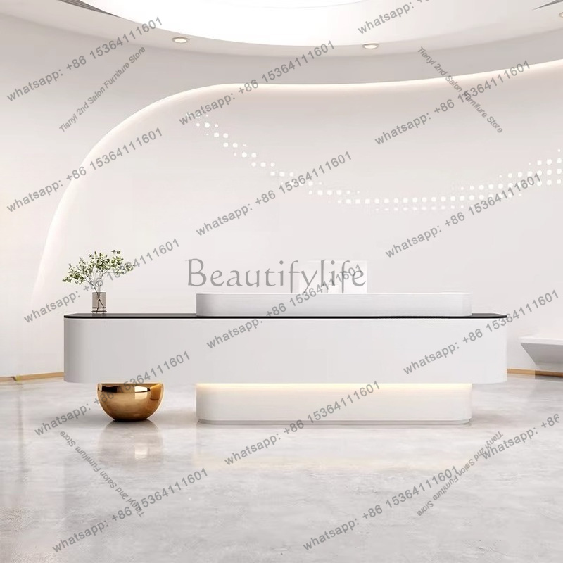 공장 직판 현대적인 인조 대리석 패턴 프런트 데스크 창 - Office Furniture Com 리뷰 및 가격