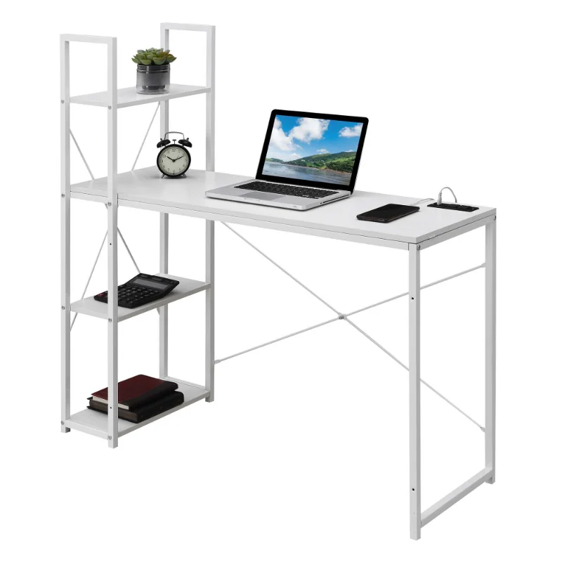 선반이 있는 작업대, 사무용 가구, 2Go, 흰색 및  - Office Furniture Com 리뷰 및 가격