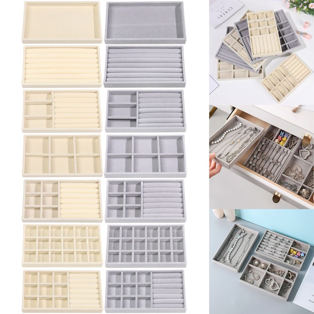 정리함 박스 스태커블 벨벳 보석 보관함 벨벳 디스플레이 - Drawer Organizer Tray 리뷰 및 가격