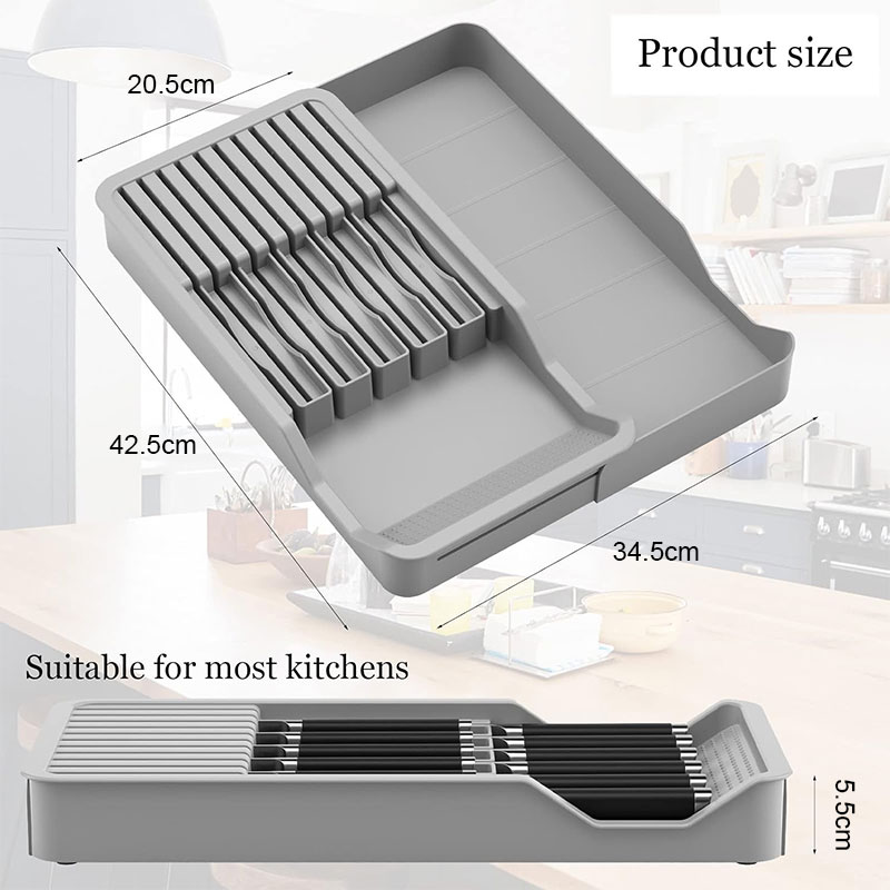주방 조리대 개폐식 나이프 블록 거치대, 확장 가능한  - Drawer Organizer Tray 리뷰 및 가격