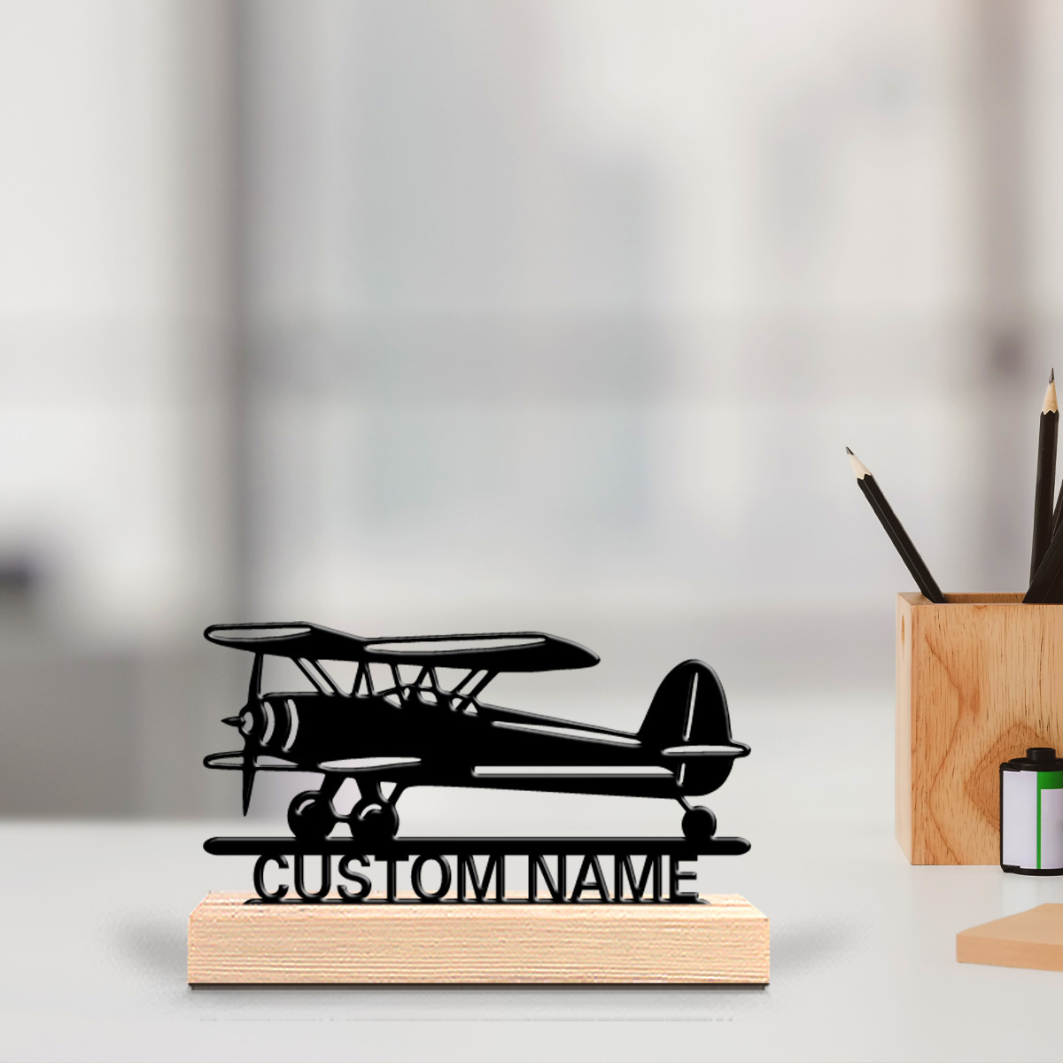맞춤형 글라이더 금속 조각상 탁상 장식품 (맞춤 이름  - Office Furniture Names 리뷰 및 가격